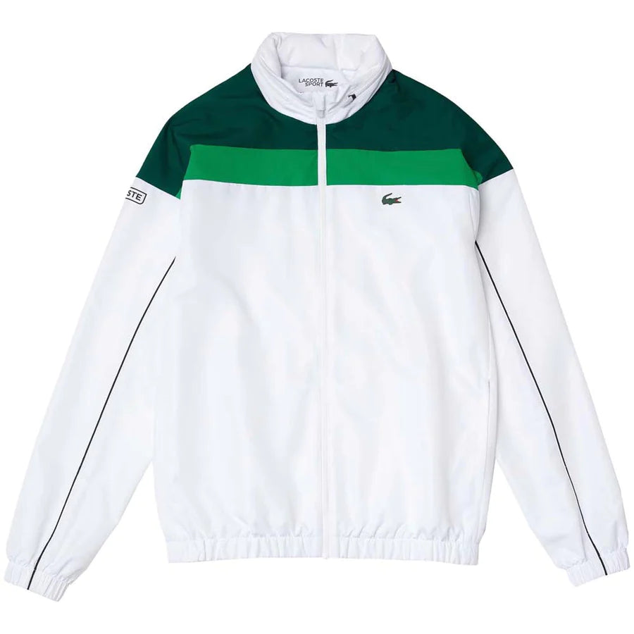 Lacoste Sport White & Green Tracksuit