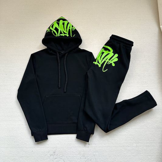 SYNA WORLD LOGO TRACKSUIT - BLACK / GREEN