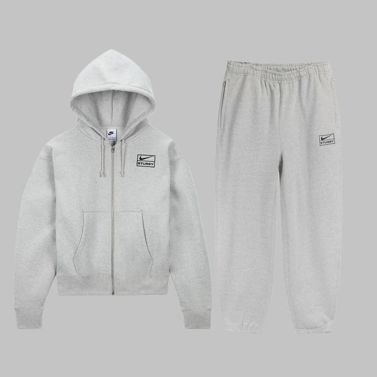 Nike X Stussy Grey Fleece