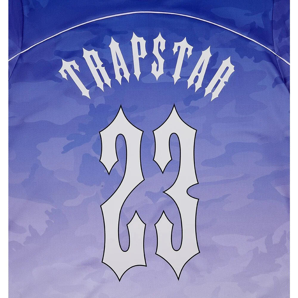 Trapstar T Football Jersey- Gradient Blue