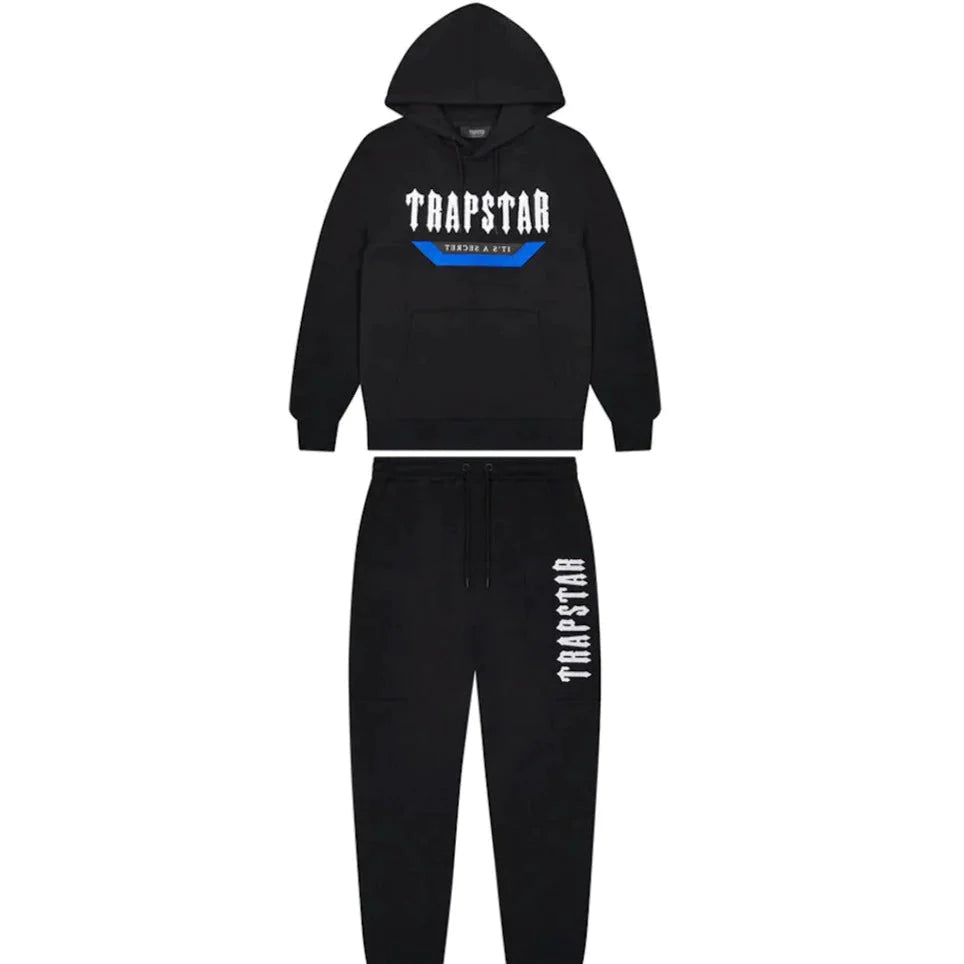 Trapstar IRONGATE TRACKSUIT - BLACK/ BLUE