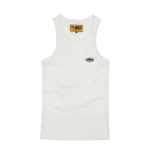 Alcatraz White tank vest