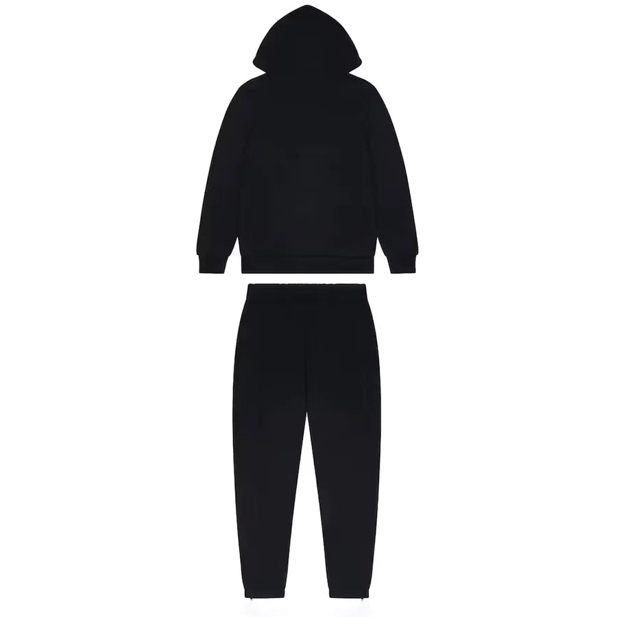 Trapstar Chenille Decoded Hoodie Tracksuit (Black/Red)