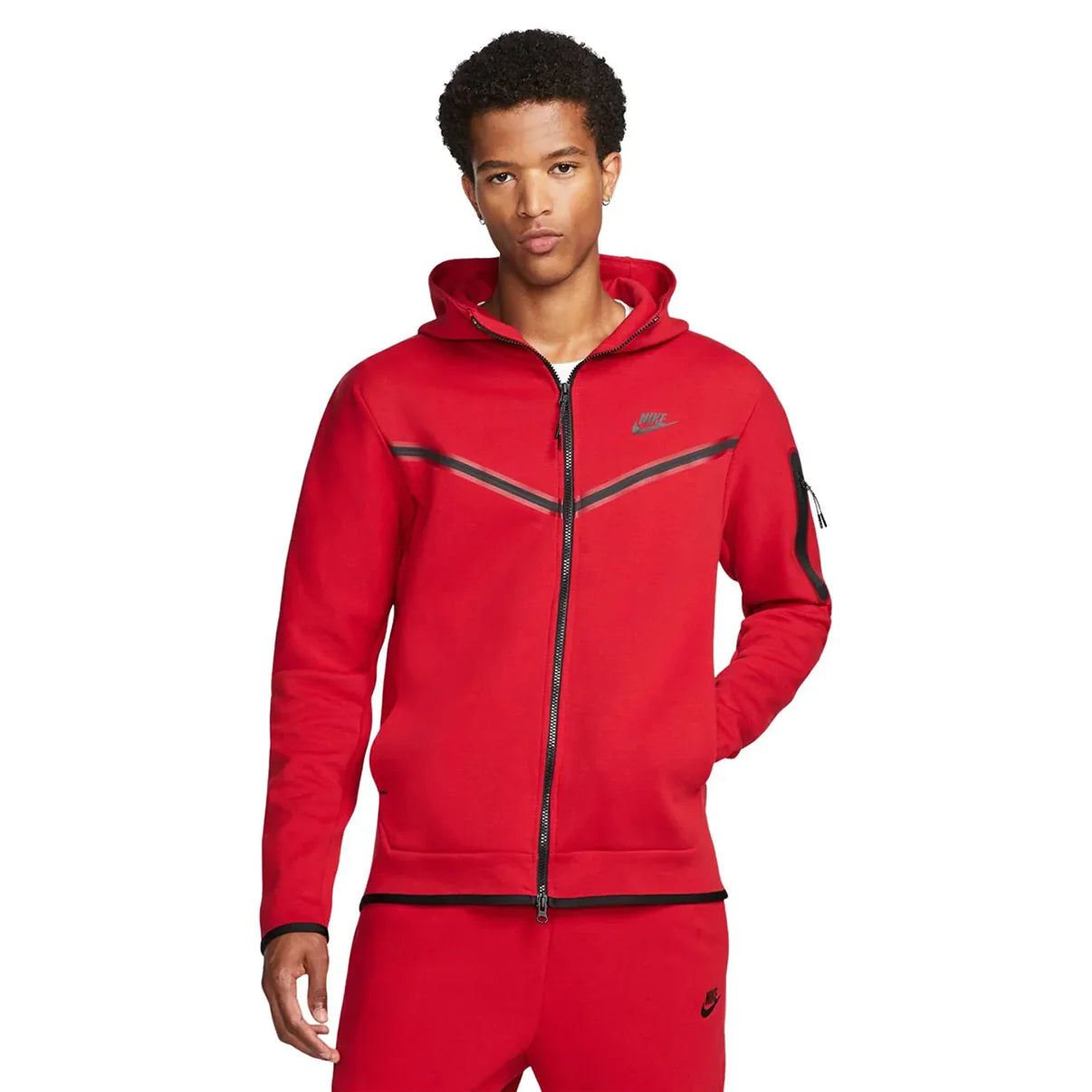 Nike Tech Fleece jacket- Red