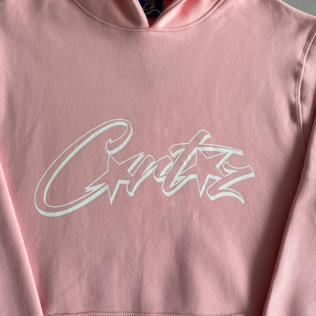 Corteiz Allstarz Hoodie - Pink