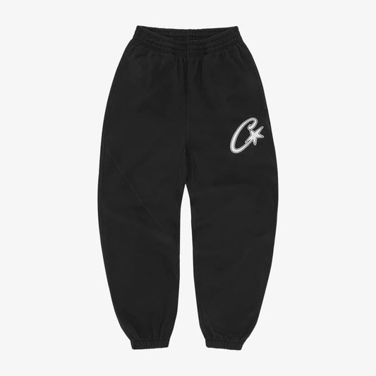 Corteiz C-Star Appliqué Jogger-Black