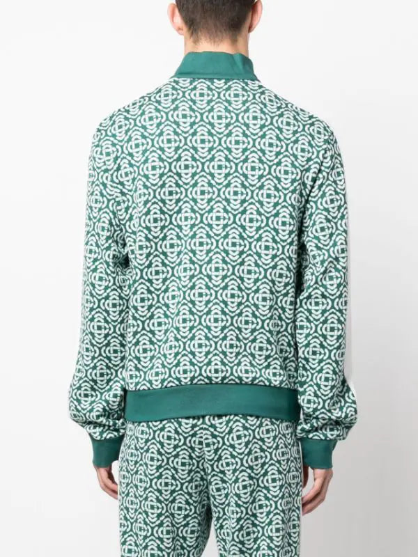 Casablanca Zip-Up Tracksuit- Green