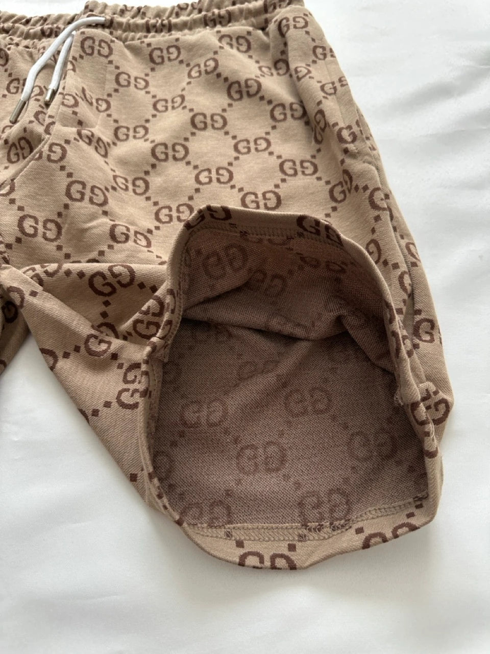 GG Printed Monogram Shorts