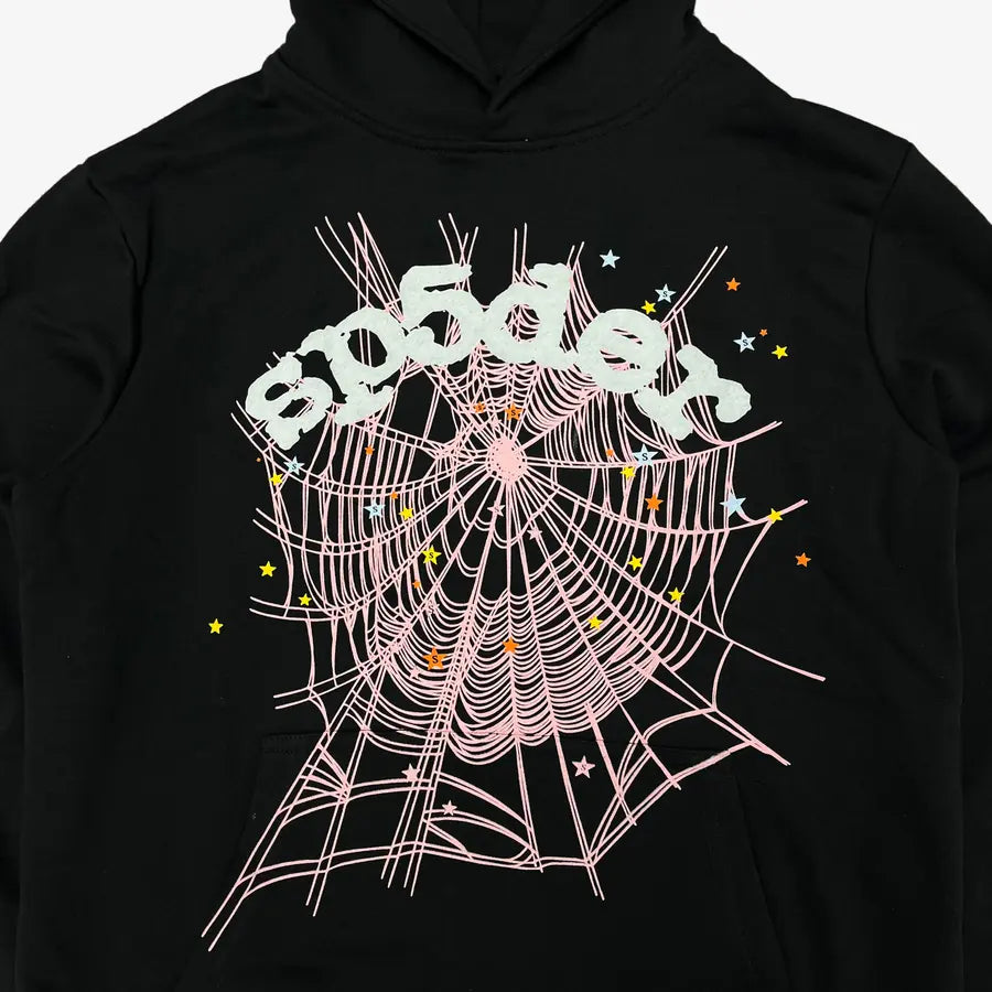 Sp5der Hoodie- Black