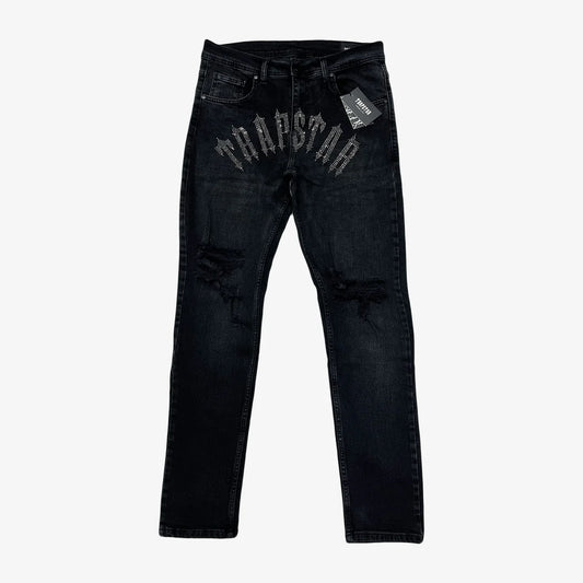 Trapstar Diamante Arch Black Jeans